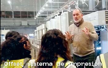 Alumnado del Ponce visita «Aries Comunicación»