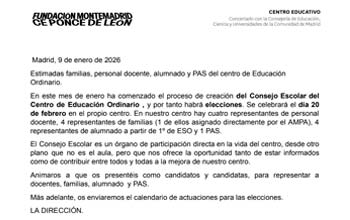 Consejo escolar (Educación Ordinaria)