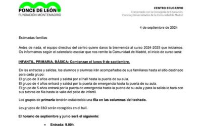 Inicio curso (2025-2026)