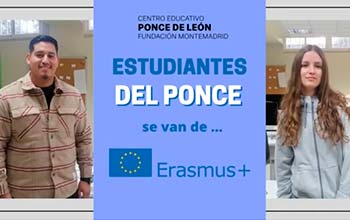 Estudiantes del Ponce, rumbo a Vicenza gracias a Erasmus+ y Fundación Montemadrid