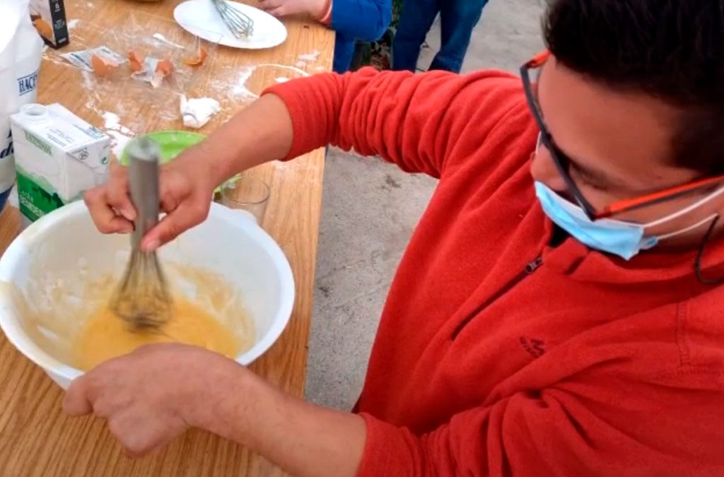 Cocinando tortitas