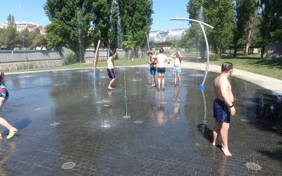 ¡Nos refrescamos en Madrid Río!