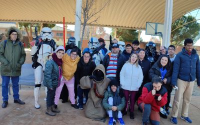 Visita de los personajes de Star Wars