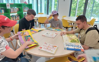 Visita a la Biblioteca de San Fermín-Orcasur.